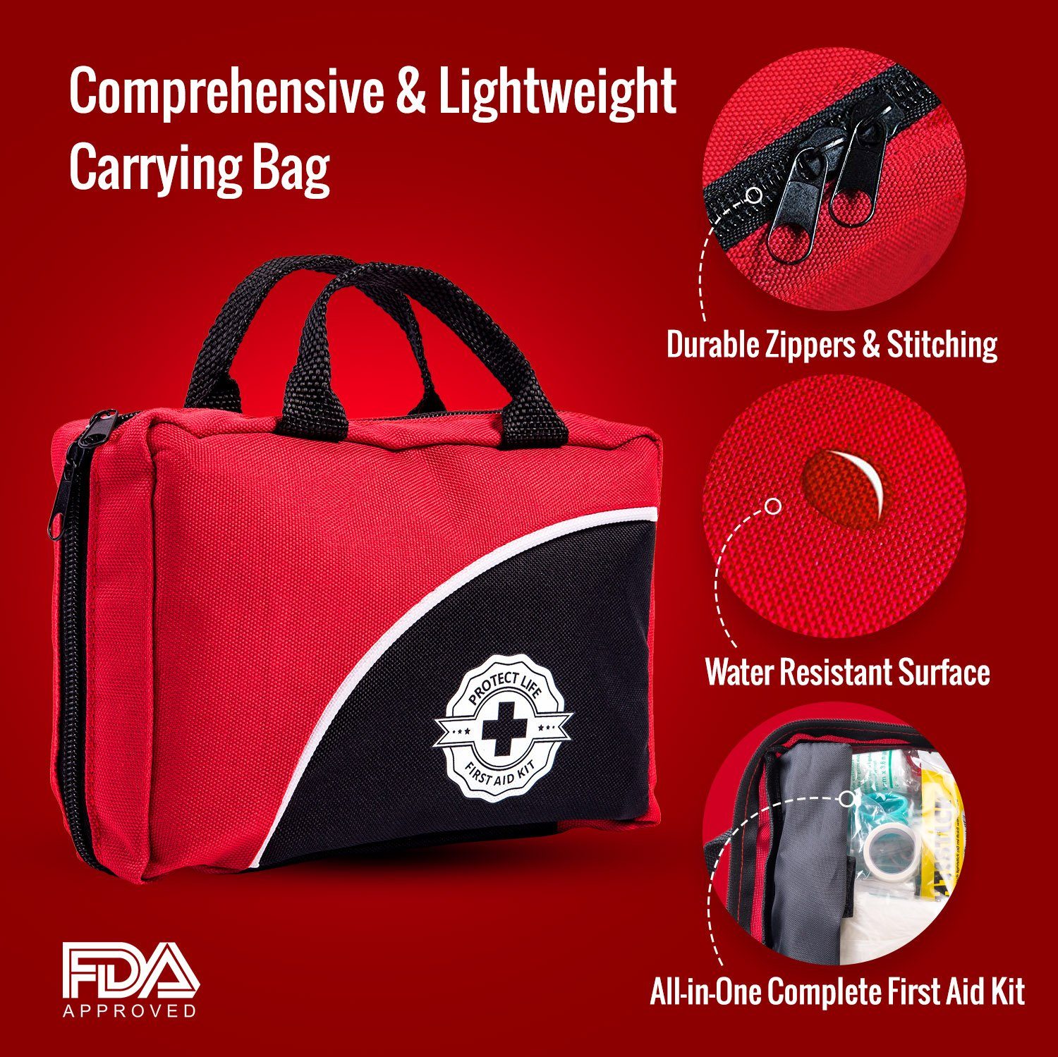 1PC Portable Travel Medicine Bag Cute First Aid Kit Medical