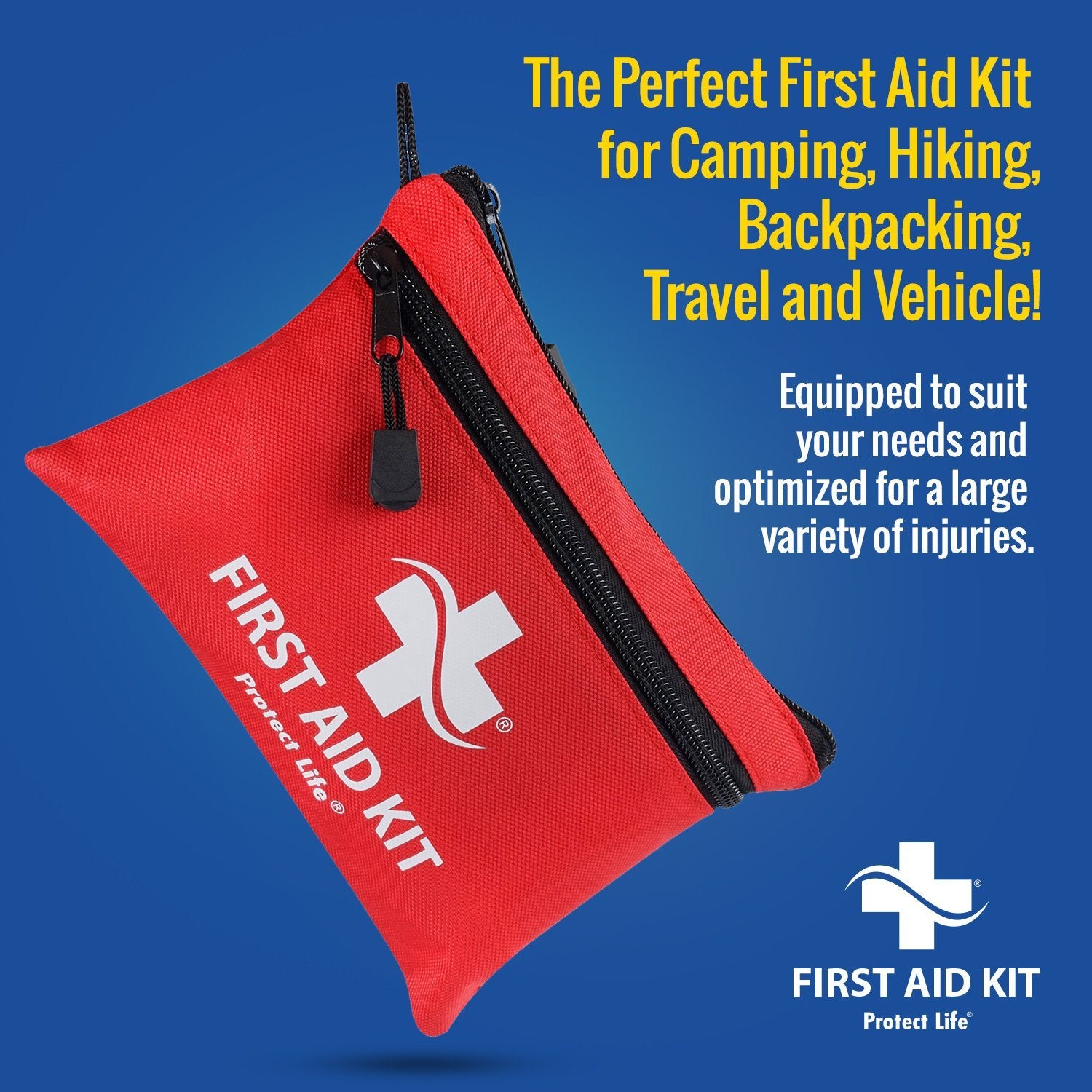 Small First Aid Kit 100 Piece: Car, Home, Survival